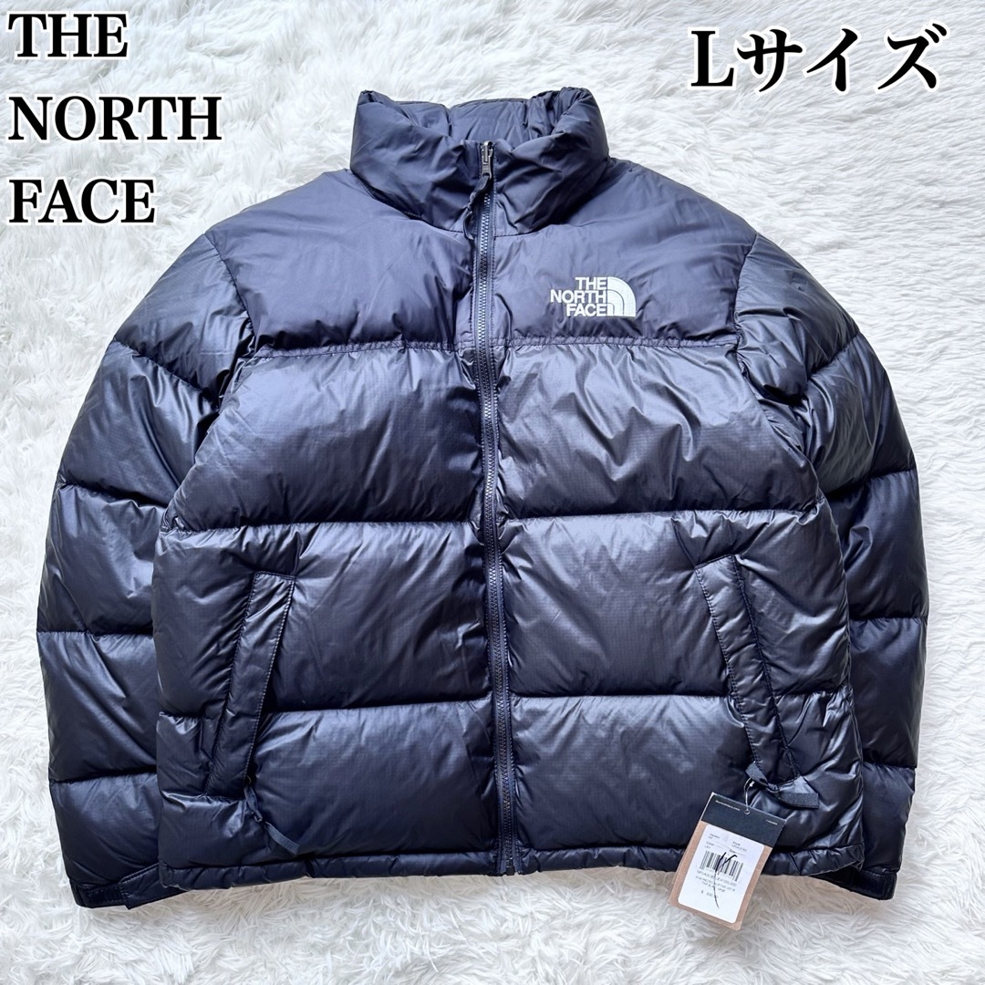 ノースフェイス ブラック　黒 North Face ヌプシ  ダウン　メンズ　L