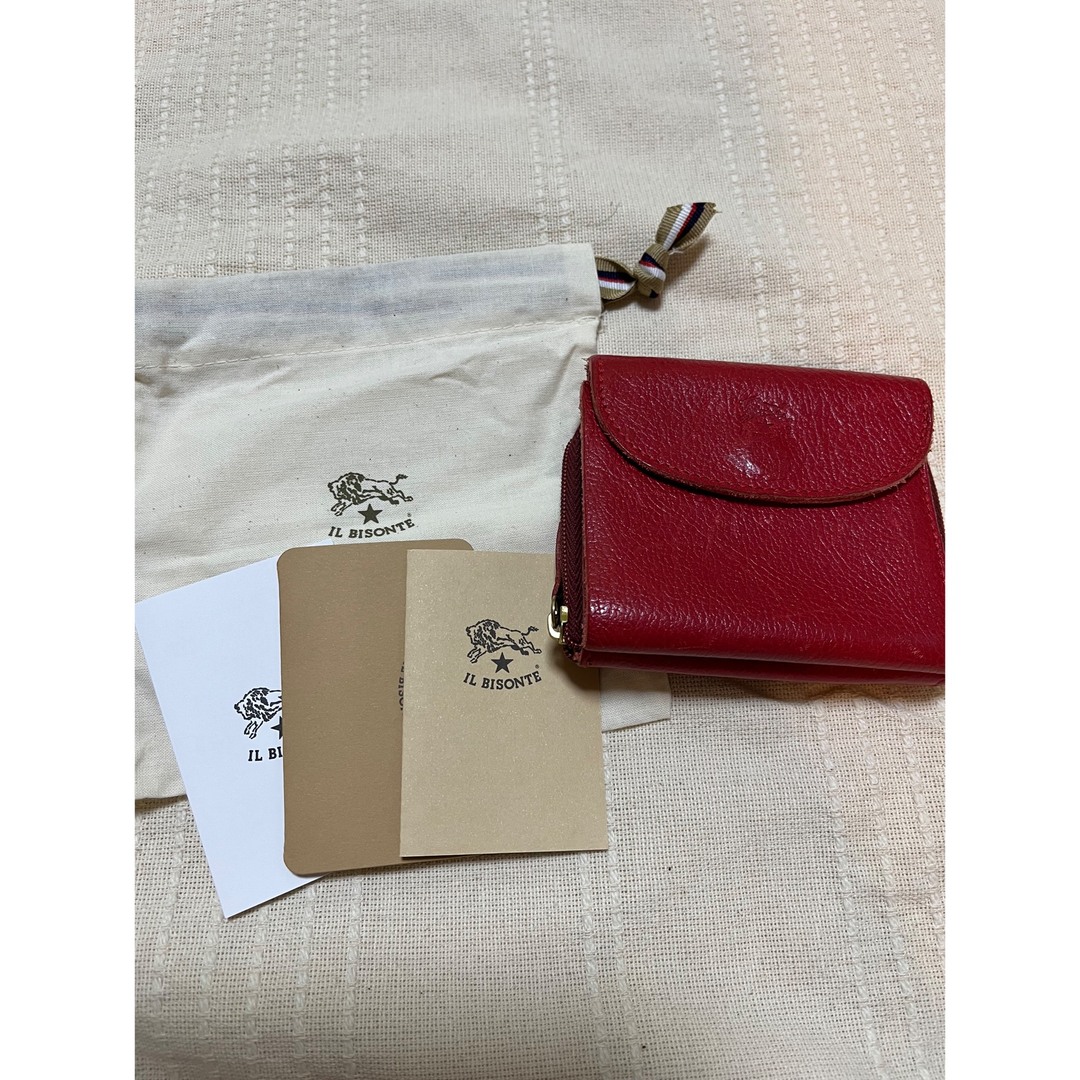 IL BISONTE - イルビゾンテ ミニ財布 二つ折り コインケース