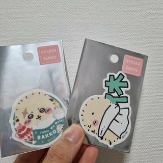 ちいかわ スマホに貼れるステッカー ラッコ 休 ワールド(シール)