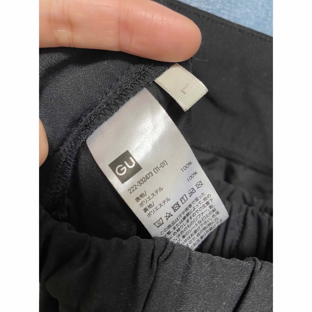GU(ジーユー)のGU ロングスカート　ブラック レディースのスカート(ロングスカート)の商品写真