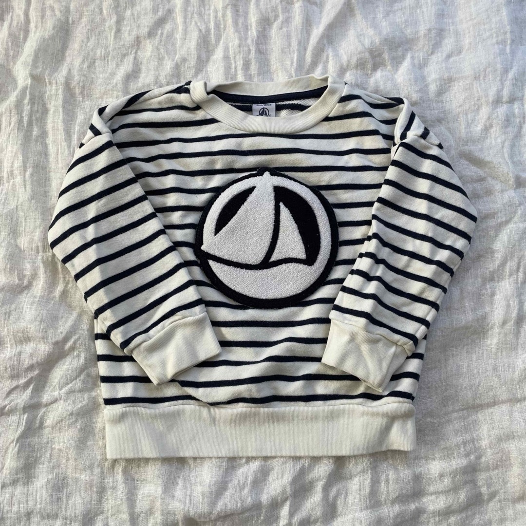 PETIT BATEAU(プチバトー)のプチバトー　トレーナー　110cm キッズ/ベビー/マタニティのキッズ服女の子用(90cm~)(Tシャツ/カットソー)の商品写真