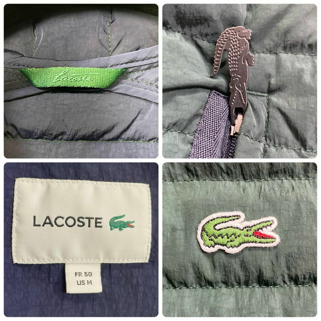LACOSTE(ラコステ)のラコステ　LACOSTE ジップアップ　ポータブル　ライトダウン　ジャケット　M メンズのジャケット/アウター(ダウンジャケット)の商品写真