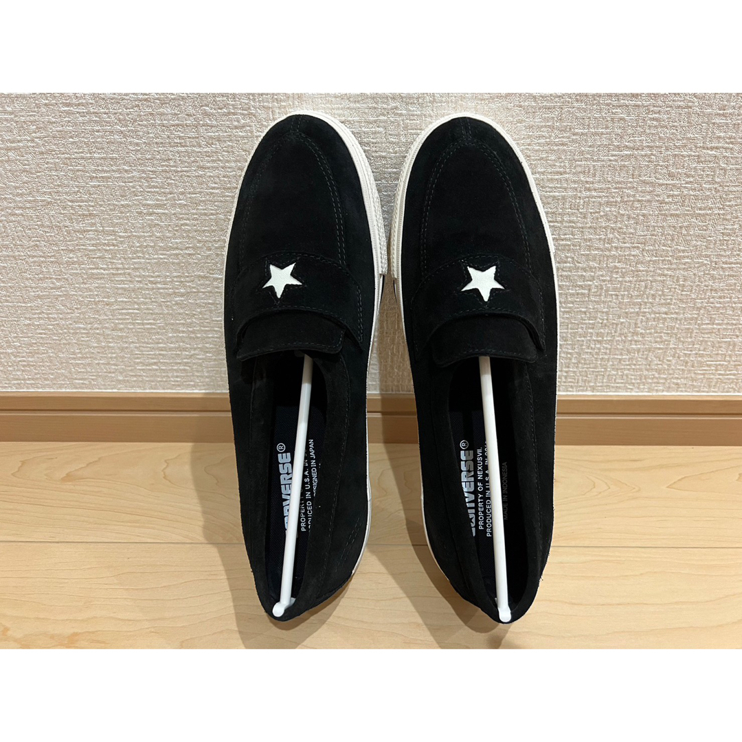 28.0cm CONVERSE Addict ONE STAR LOAFER 黒