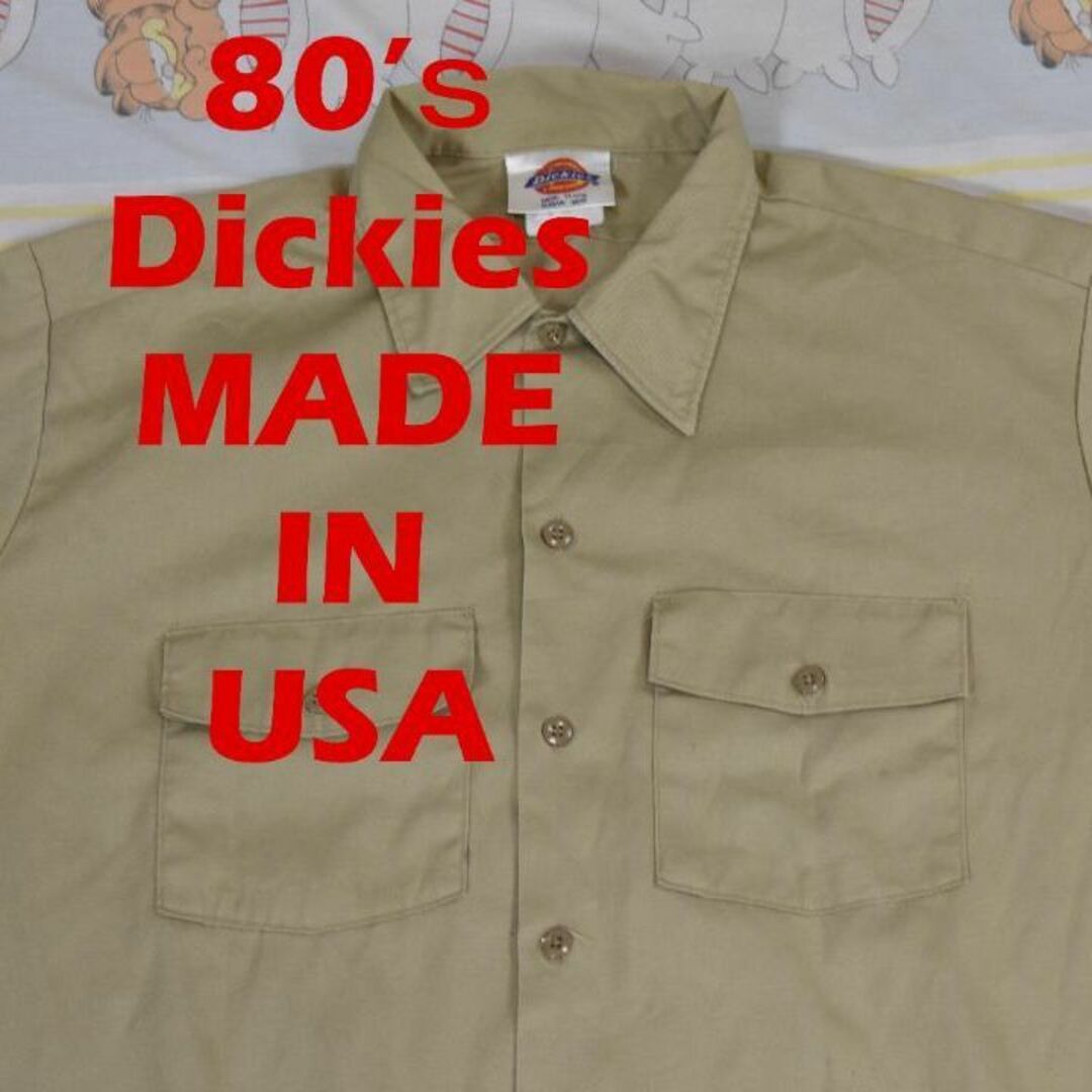 80’s Dickies ワークシャツ