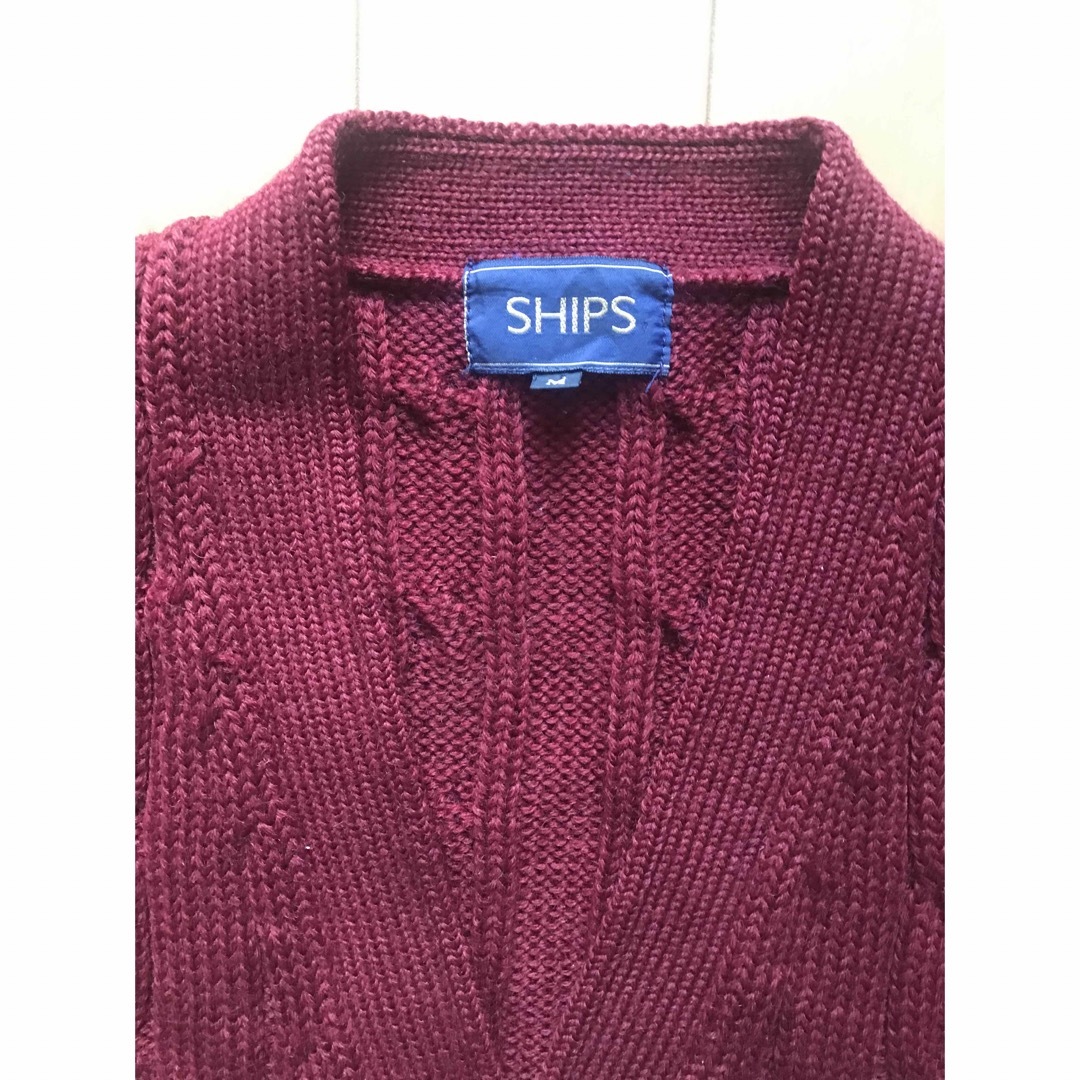 SHIPS(シップス)の値下げ SHIPS シップス ニットベスト Mens M メンズのトップス(ベスト)の商品写真