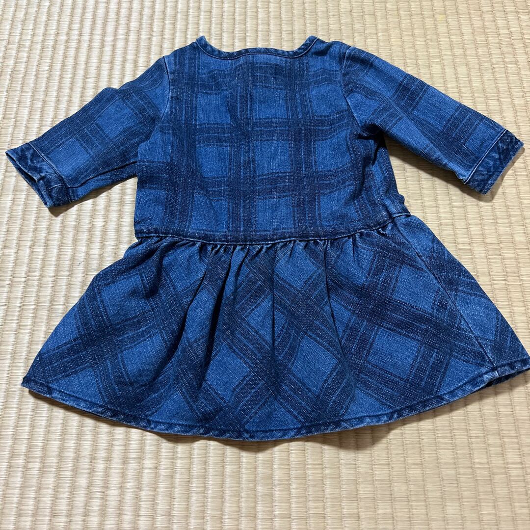 Old Navy(オールドネイビー)のデニム　ワンピース　オールドネイビー キッズ/ベビー/マタニティのキッズ服女の子用(90cm~)(ワンピース)の商品写真