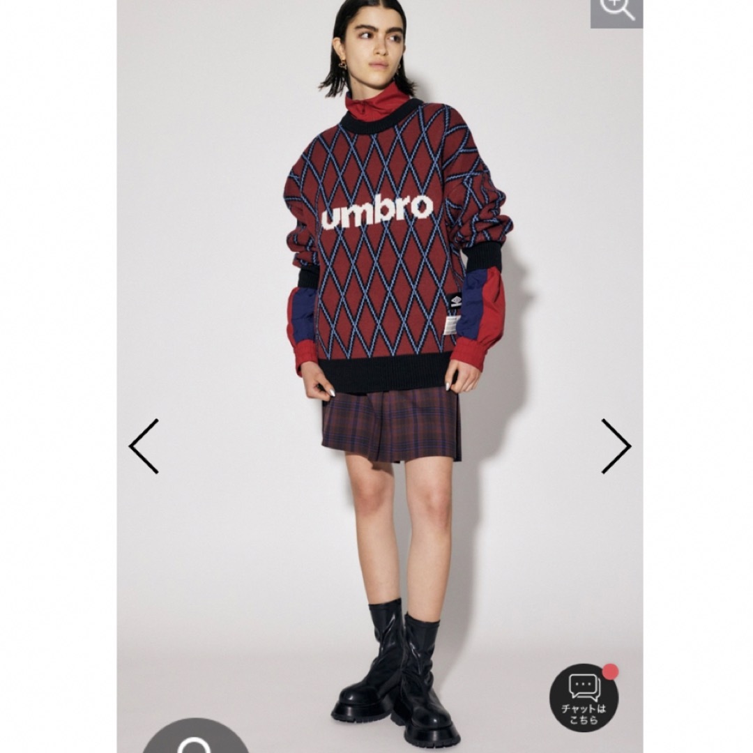 moussy - MOUSSY UMBRO ニット♡ボルドーの通販 by n&k moussy - MOUSSY UMBRO ニット♡ボルドーの通販 by n&k