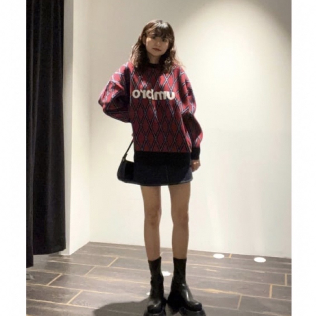 moussy - MOUSSY UMBRO ニット♡ボルドーの通販 by n&k moussy - MOUSSY UMBRO ニット♡ボルドーの通販 by n&k