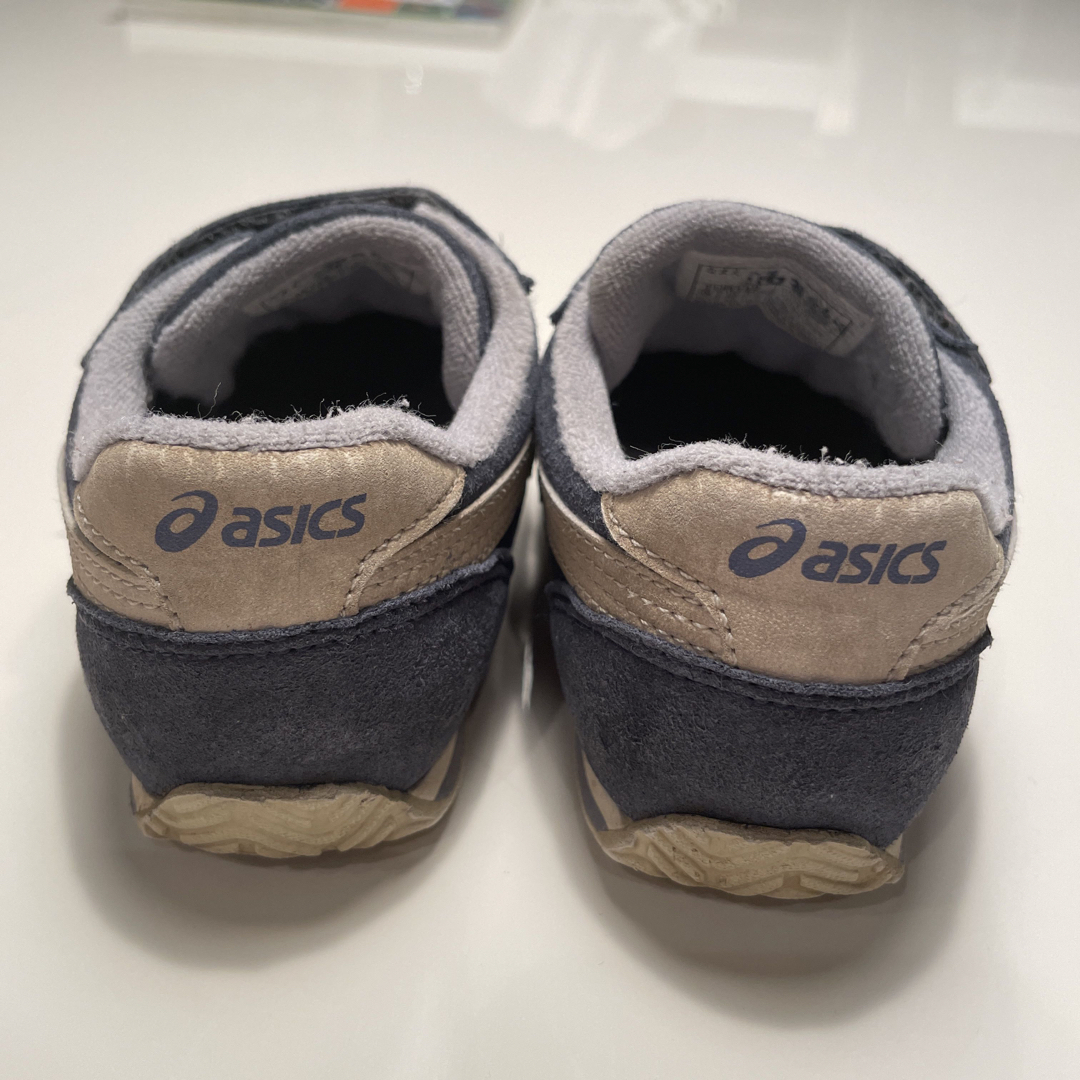 asics(アシックス)の男の子靴15.5cm asicsアシックス　キッズスニーカー　青 キッズ/ベビー/マタニティのキッズ靴/シューズ(15cm~)(スニーカー)の商品写真