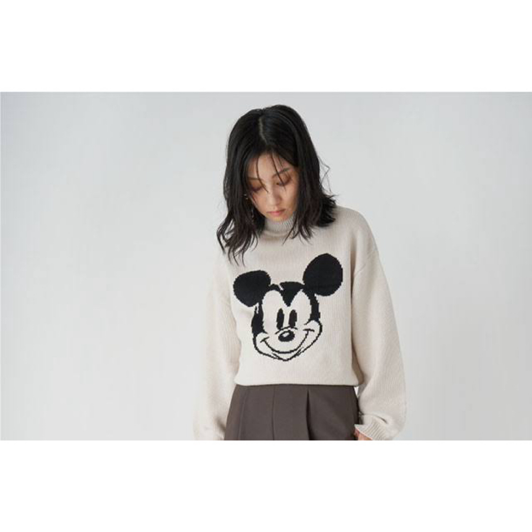 snidel Disney ミッキーオーバーニット