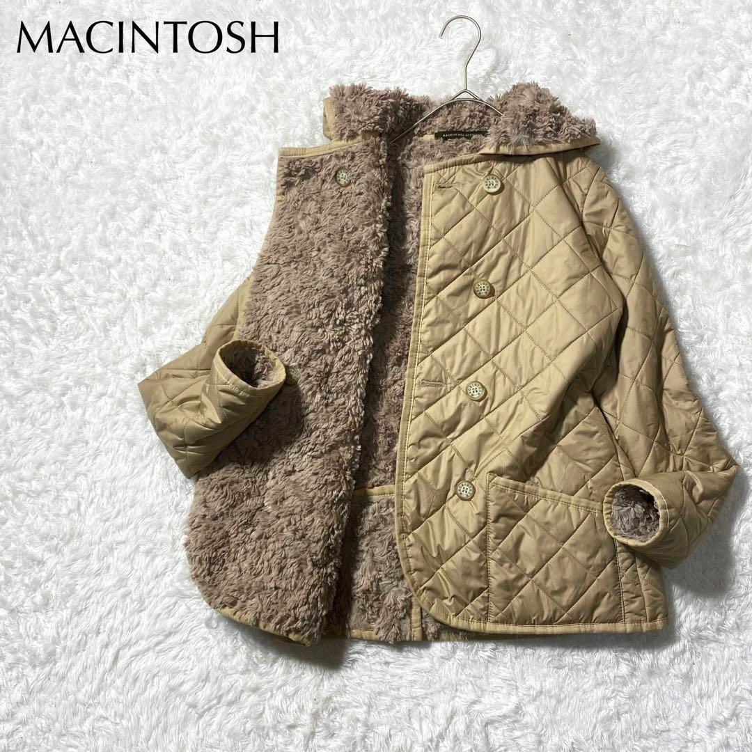 【美品】MACKINTOSHマッキントッシュ キルティングボアジャケット 英国製