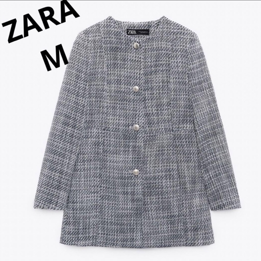 ZARA - ロングストラクチャーブレザーの通販 by ぽんぽこ's shop ZARA - ロングストラクチャーブレザーの通販 by ぽんぽこ's shop