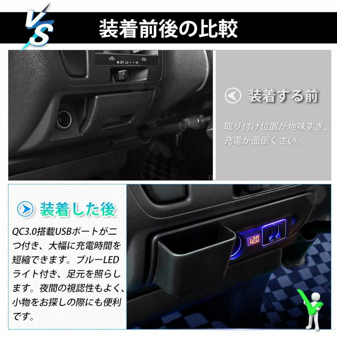 Mixsuper トヨタ ハイエース レジアスエース 200系 増設電源ユニット 2