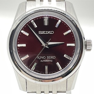 セイコー(SEIKO)のSEIKO 6R31-00D0 キングセイコー メカニカル 自動巻き メンズ美品(腕時計(アナログ))