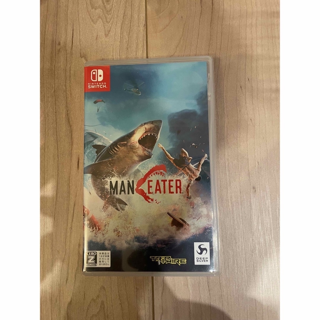 Nintendo Switch(ニンテンドースイッチ)の『Maneater（マンイーター）』Switch エンタメ/ホビーのゲームソフト/ゲーム機本体(家庭用ゲームソフト)の商品写真