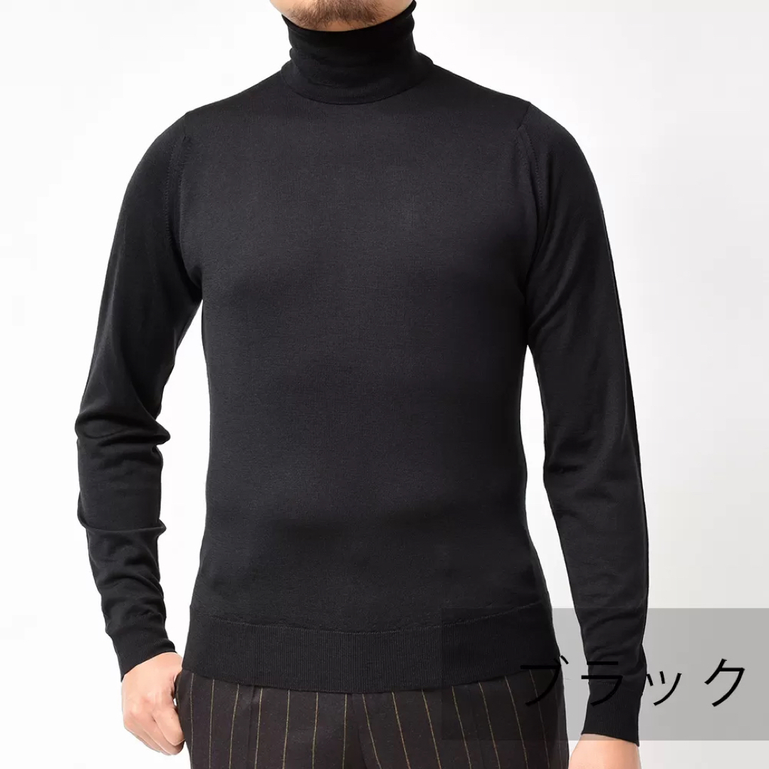 最新作　ジョンスメドレー JOHN SMEDLEY タートルネックORTA