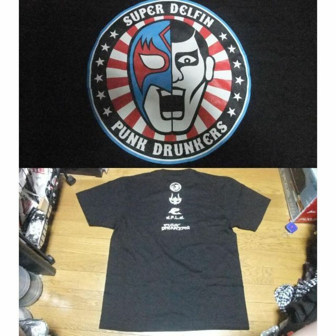 未使用 スペルデルフィン punkdrunkers コラボ Tシャツ XL