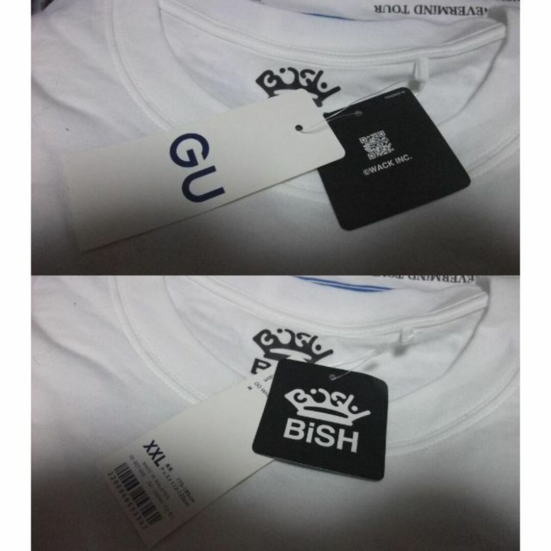 GU(ジーユー)の新品 BiSH ビッシュ フォト コラボ Tシャツ XXL gu bish メンズのトップス(Tシャツ/カットソー(半袖/袖なし))の商品写真