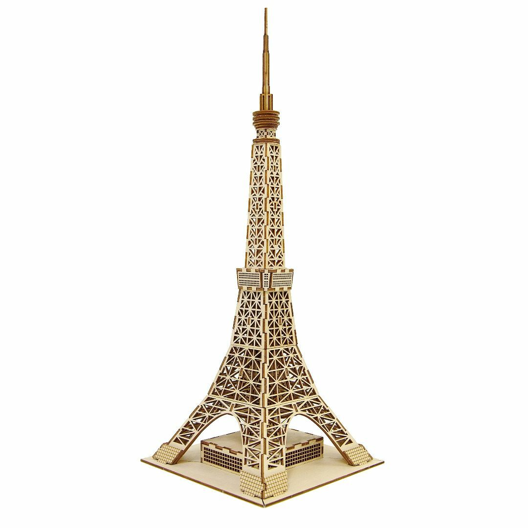 ki-gu-mi 東京タワー - 小学生 から 大人 まで 楽しめる 木製 3D