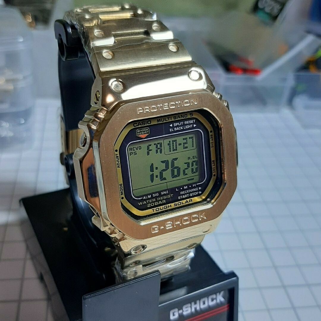 G-SHOCK 25周年モデル フルメタル ゴールド 電波ソーラー 1