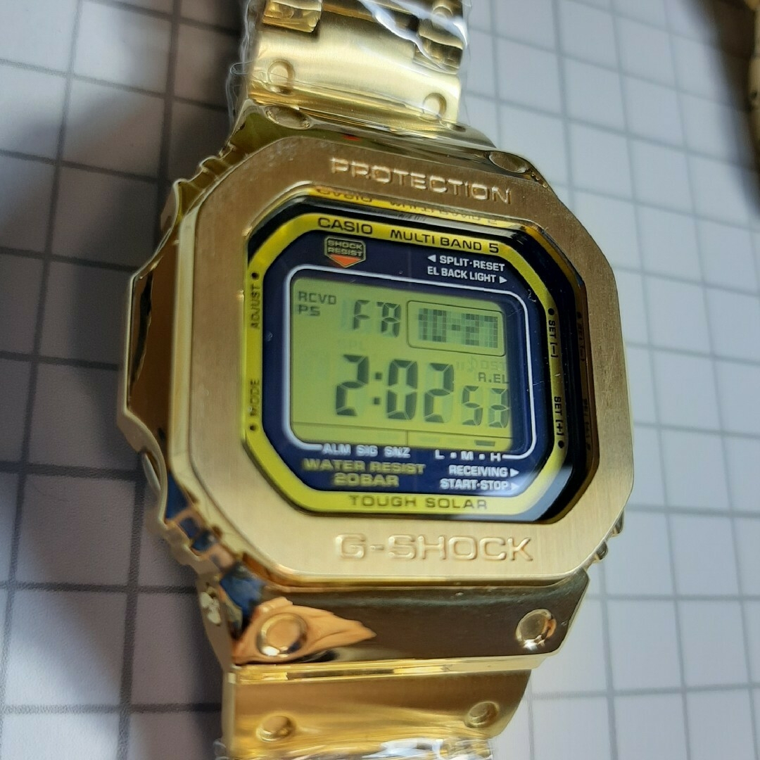 G-SHOCK 25周年モデル フルメタル ゴールド 電波ソーラー 7