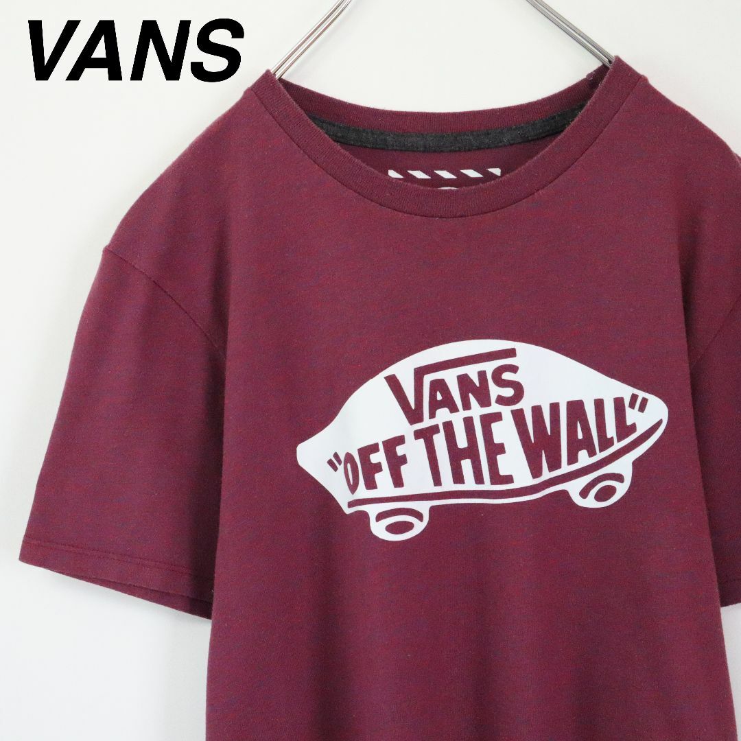 メキシコ製 VANS Tシャツ デカロゴ ビッグロゴ フロントロゴ used