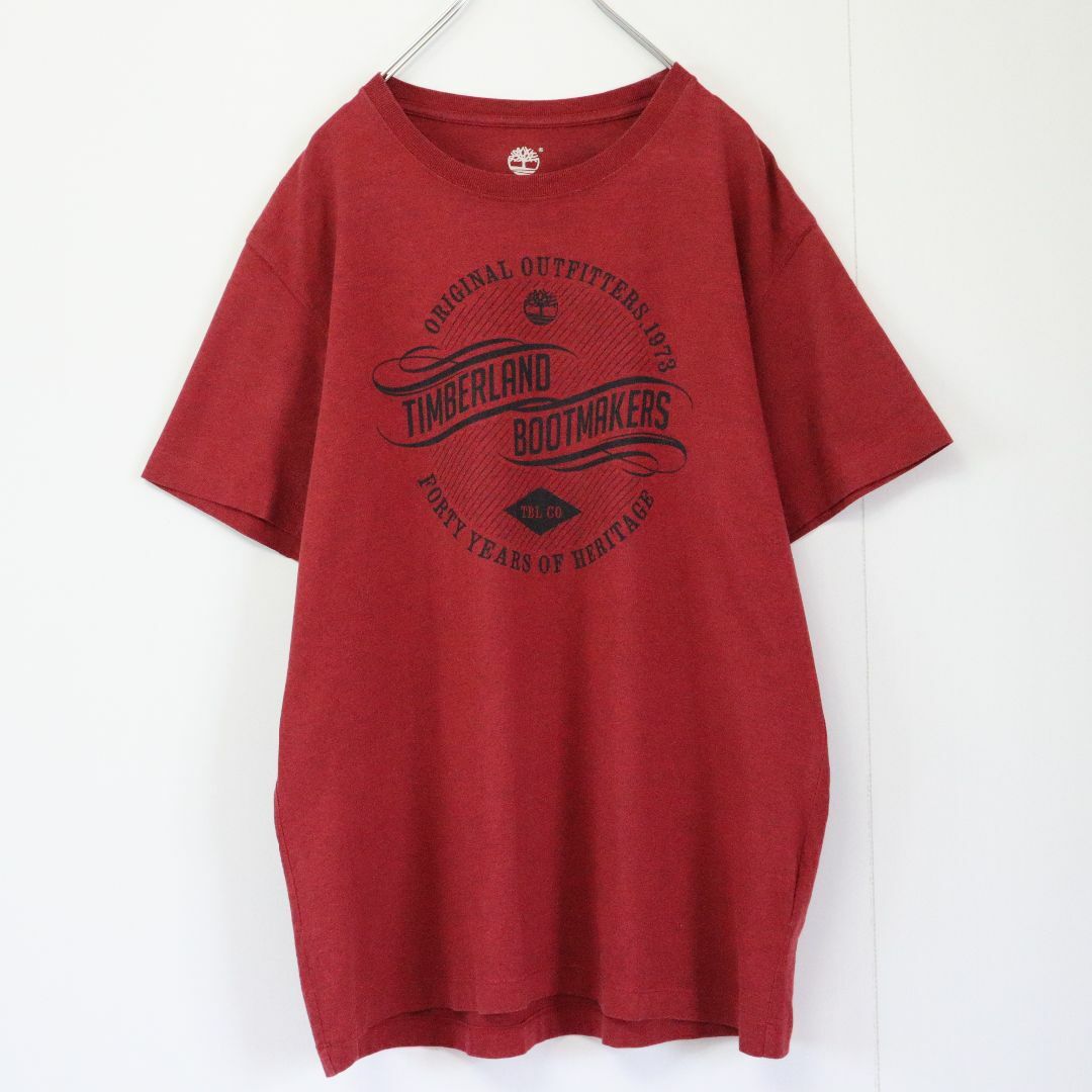 Timberland(ティンバーランド)の【希少】ティンバーランド／Tシャツ　ビッグロゴ　オーガニックコットン　Lサイズ メンズのトップス(Tシャツ/カットソー(半袖/袖なし))の商品写真