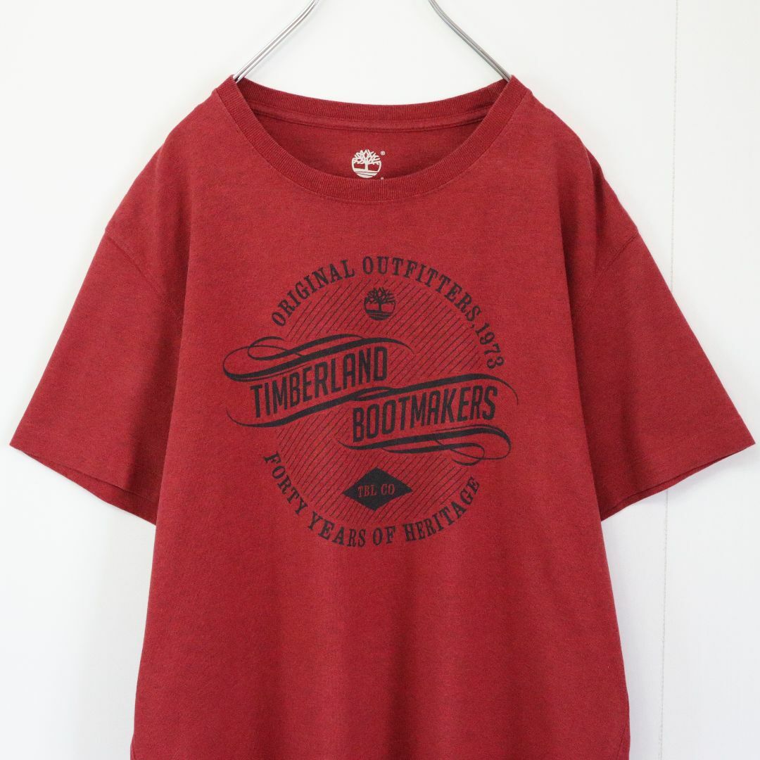 Timberland(ティンバーランド)の【希少】ティンバーランド／Tシャツ　ビッグロゴ　オーガニックコットン　Lサイズ メンズのトップス(Tシャツ/カットソー(半袖/袖なし))の商品写真