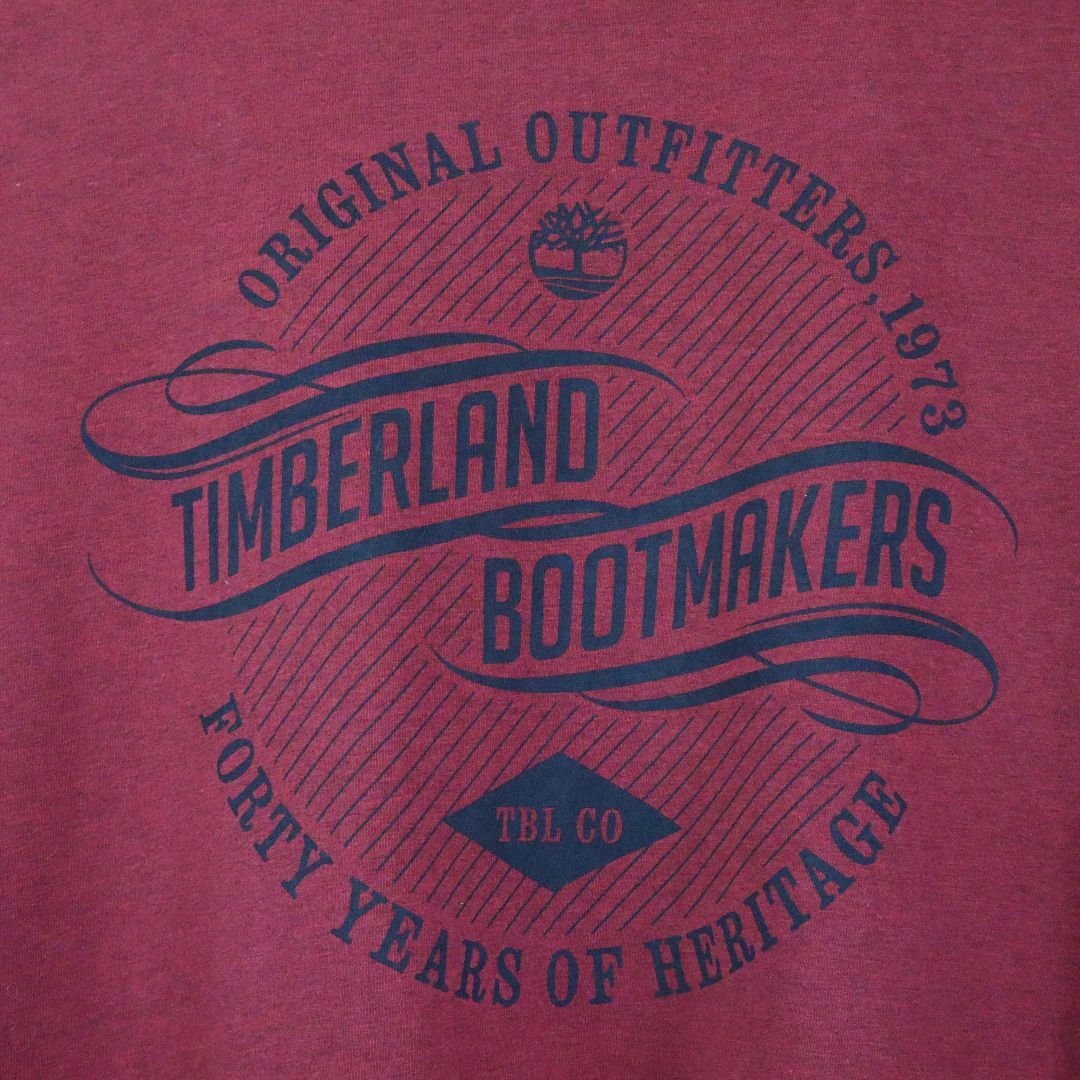 Timberland(ティンバーランド)の【希少】ティンバーランド／Tシャツ　ビッグロゴ　オーガニックコットン　Lサイズ メンズのトップス(Tシャツ/カットソー(半袖/袖なし))の商品写真