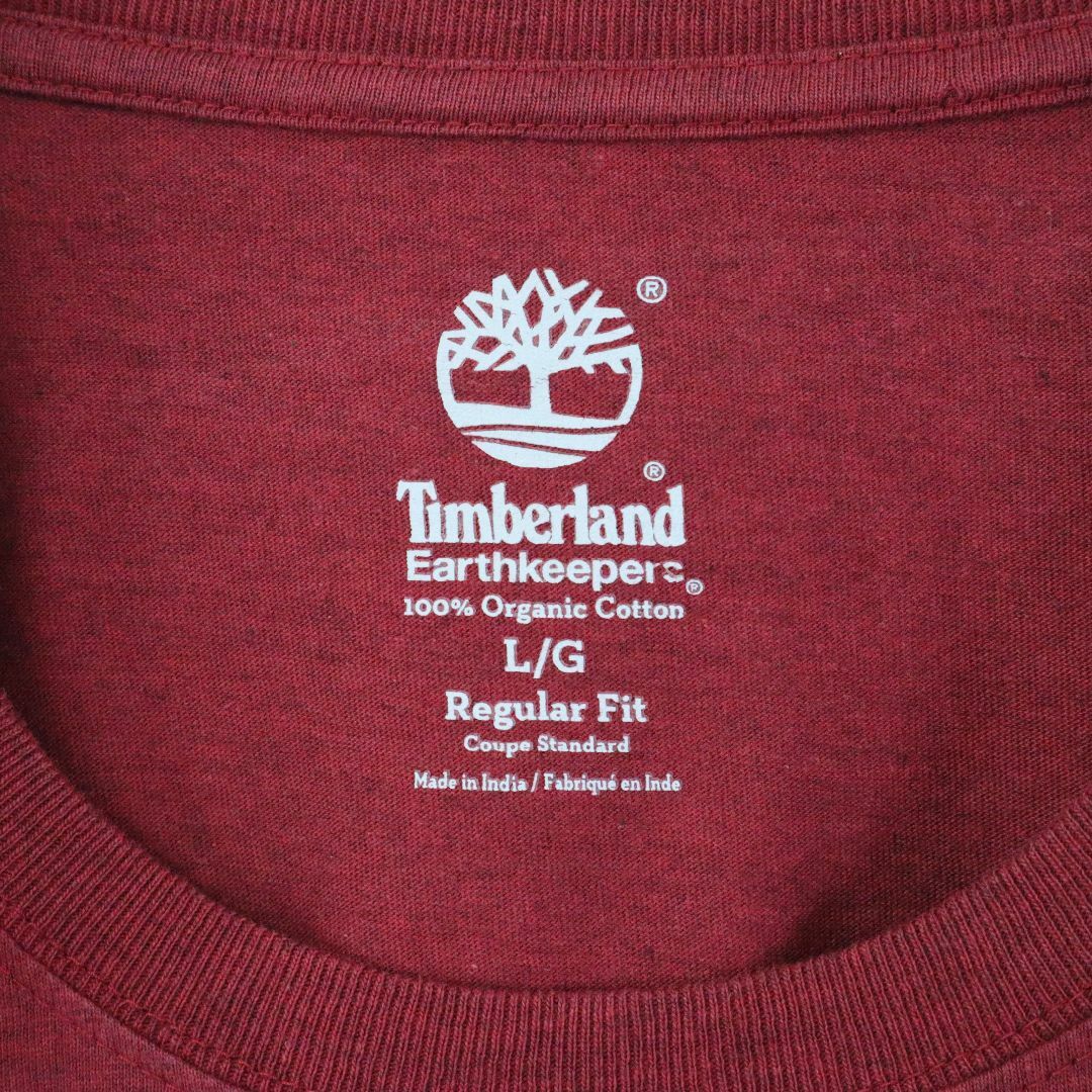 Timberland(ティンバーランド)の【希少】ティンバーランド／Tシャツ　ビッグロゴ　オーガニックコットン　Lサイズ メンズのトップス(Tシャツ/カットソー(半袖/袖なし))の商品写真