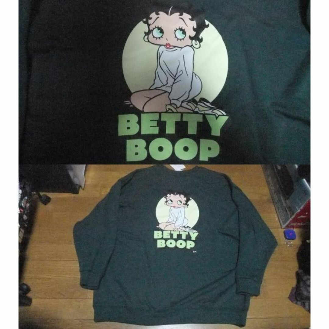 新品 ベティ betty boop ワイド スウェット トレーナー 3L