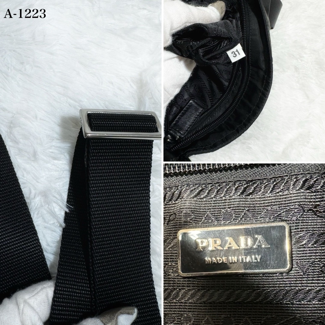 超美品✨PRADA プラダ　三角ロゴ　テスートナイロン　ショルダーバッグ