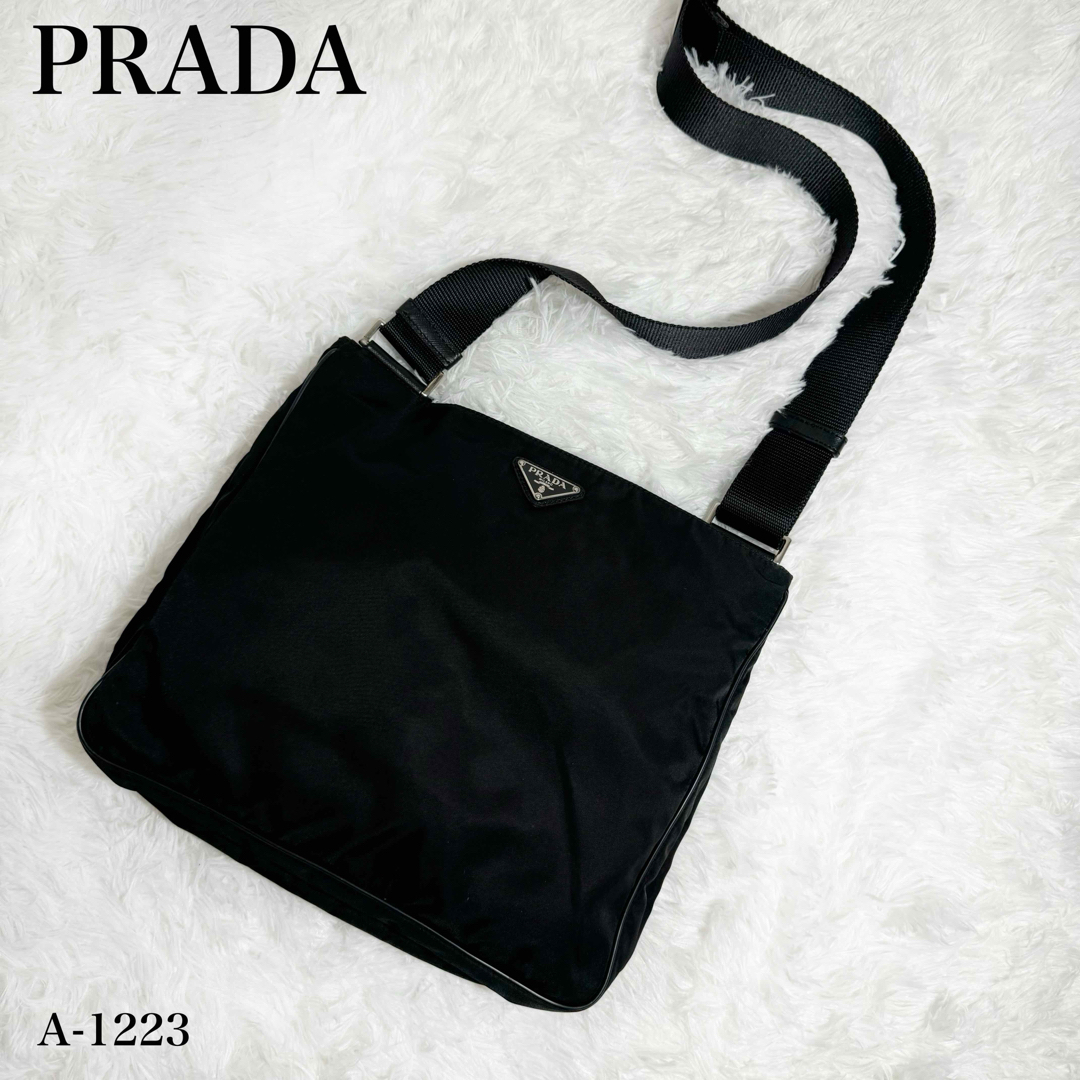 超美品✨PRADA プラダ　三角ロゴ　テスートナイロン　ショルダーバッグ