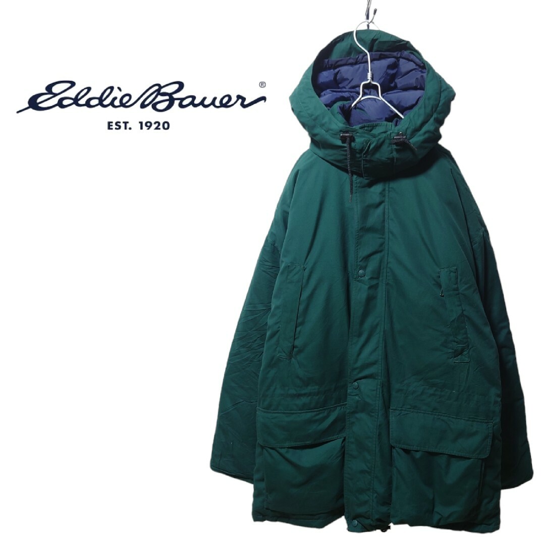 90´s Eddie Bauer】白タグ グースダウンジャケット A-1339-