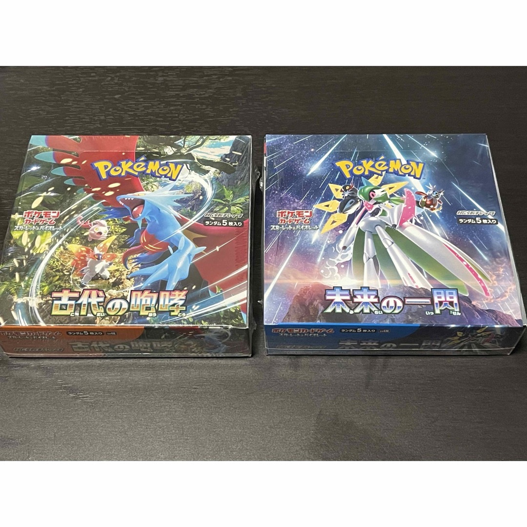 Box/デッキ/パックポケモンカードゲーム未来の一閃1BOXシュリンク付新品スカーレット&バイオレット