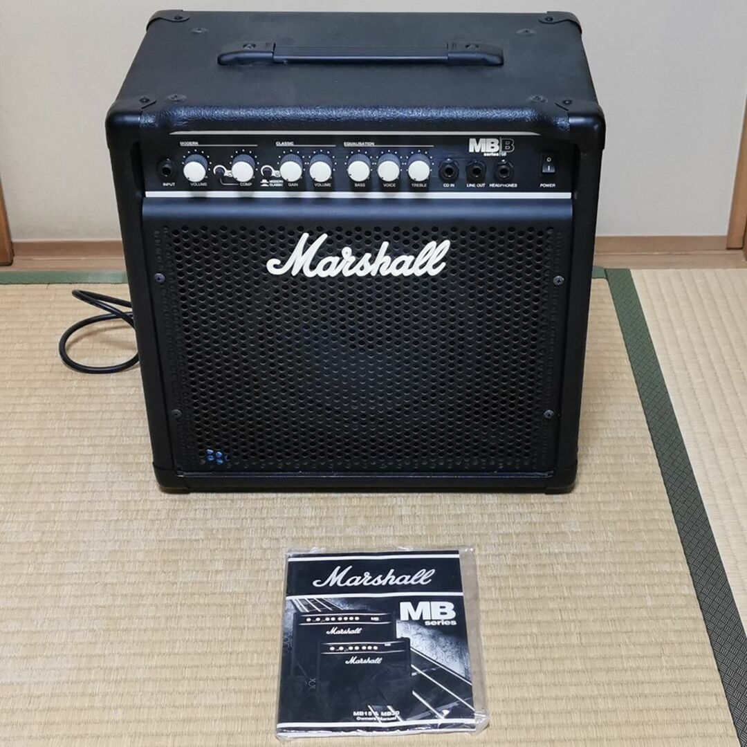 送料無料】Marshall MB15 ベースアンプ マーシャル【動作OK】の通販 by