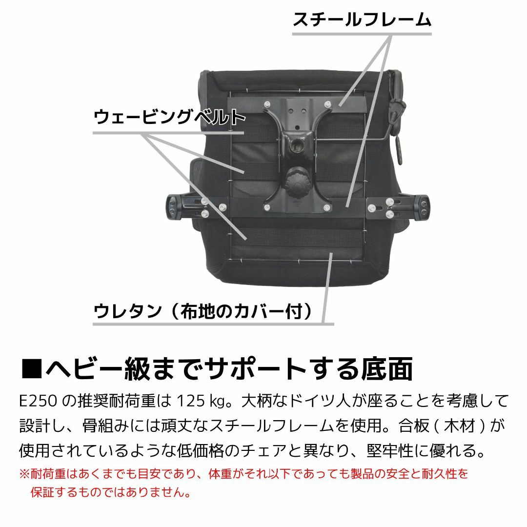 【色: ブラック】Nitro Concepts E250 ゲーミングチェア オフ