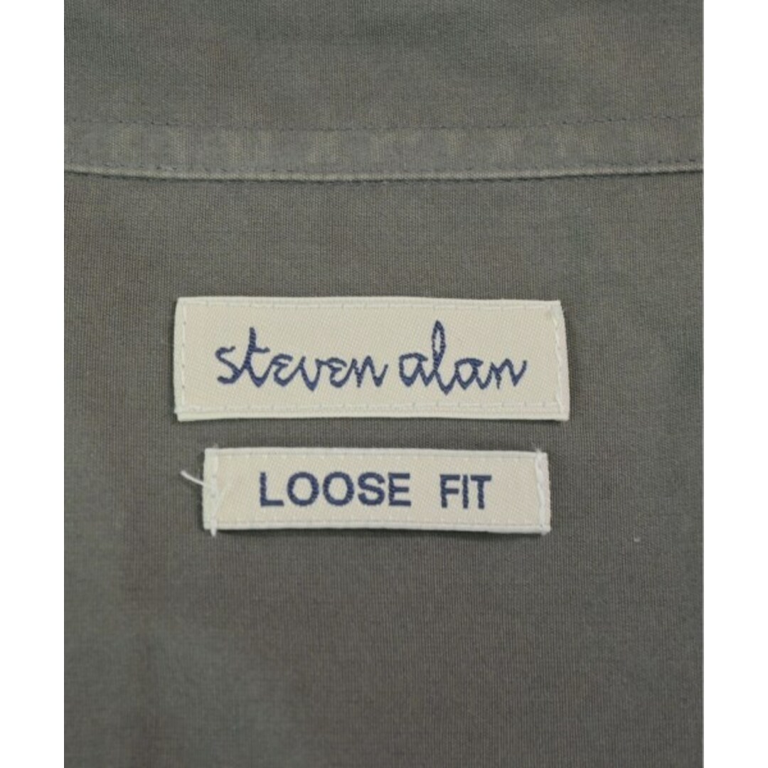 steven alan(スティーブンアラン)のsteven alan スティーブンアラン カジュアルシャツ M カーキ 【古着】【中古】 メンズのトップス(シャツ)の商品写真