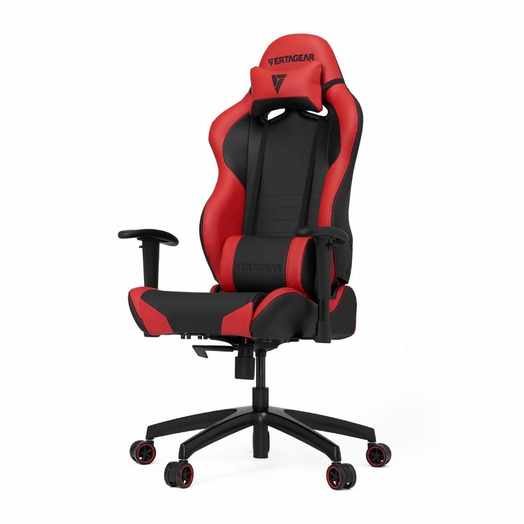 【色: レッド】VertaGear ゲーミングチェア Racing Seriesその他