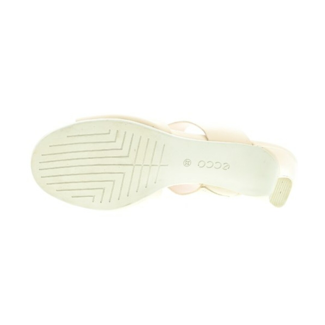ECCO(エコー)のecco エコー サンダル EU35(21.5cm位) ベージュ 【古着】【中古】 レディースの靴/シューズ(サンダル)の商品写真