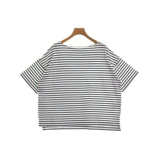 ドレステリア(DRESSTERIOR)のDRESSTERIOR Tシャツ・カットソー 38(M位) 白x紺(ボーダー) 【古着】【中古】(カットソー(半袖/袖なし))