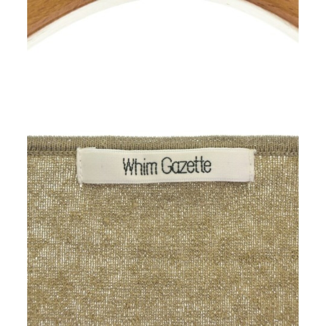 Whim Gazette(ウィムガゼット)のWhim Gazette ウィムガゼット ニット・セーター F ベージュ 【古着】【中古】 レディースのトップス(ニット/セーター)の商品写真