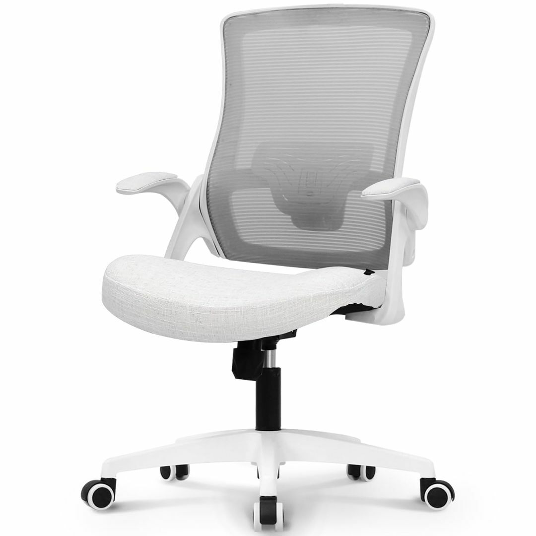 色: アイボリー】NEO CHAIR オフィスチェア メッシュ デスクチェア の+