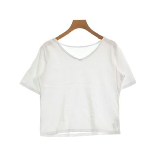 ナチュラルビューティーベーシック(NATURAL BEAUTY BASIC)のNATURAL BEAUTY BASIC Tシャツ・カットソー F 白 【古着】【中古】(カットソー(半袖/袖なし))