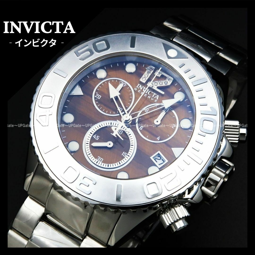 最高級★ダイヤ＆タイガーアイ文字盤 INVICTA Reserve 45366