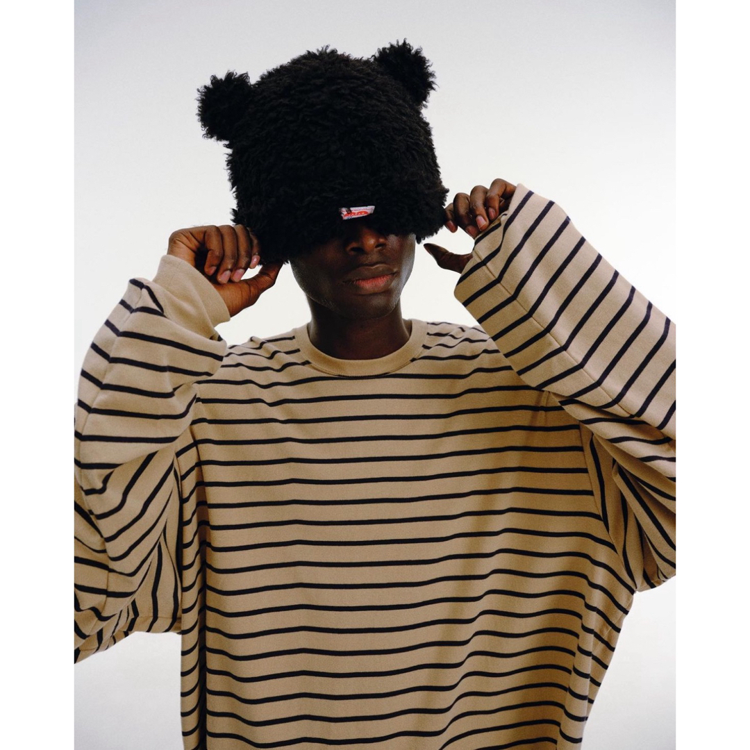 CHRISTIAN DADA(クリスチャンダダ)のBASICS BEAR BEANIE ベイシックス ベアービーニー ニット帽 レディースの帽子(ニット帽/ビーニー)の商品写真