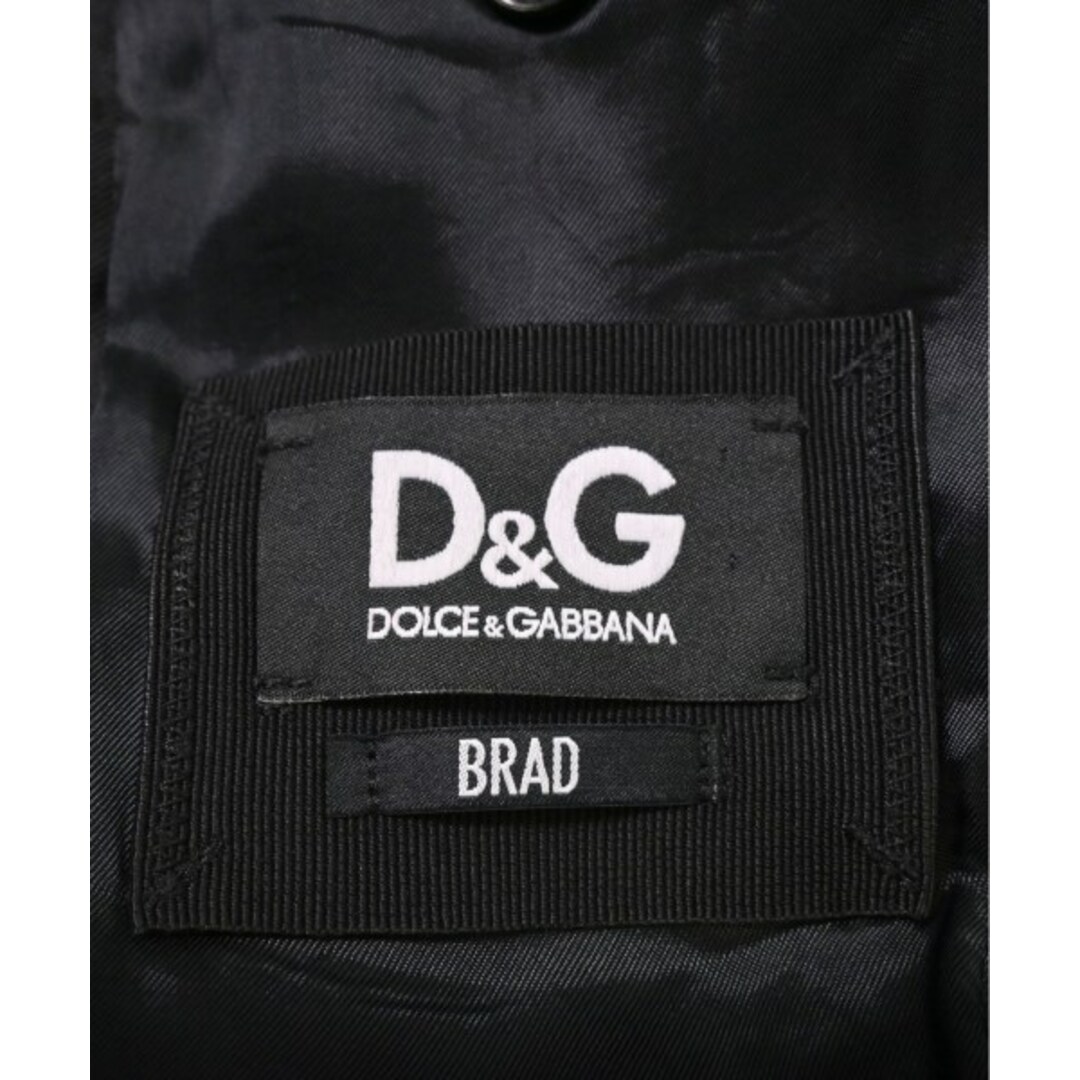 D&G(ディーアンドジー)のD&G ディー＆ジー テーラードジャケット 44(S位) 黒(総柄) 【古着】【中古】 メンズのジャケット/アウター(テーラードジャケット)の商品写真