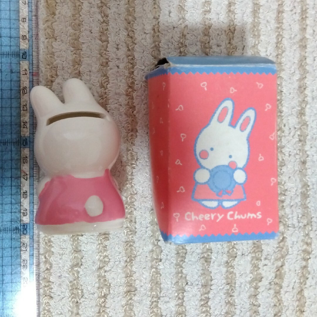 チアリーチャム サンリオ 貯金箱 陶器 レトロ チャムス 貯金箱 陶器