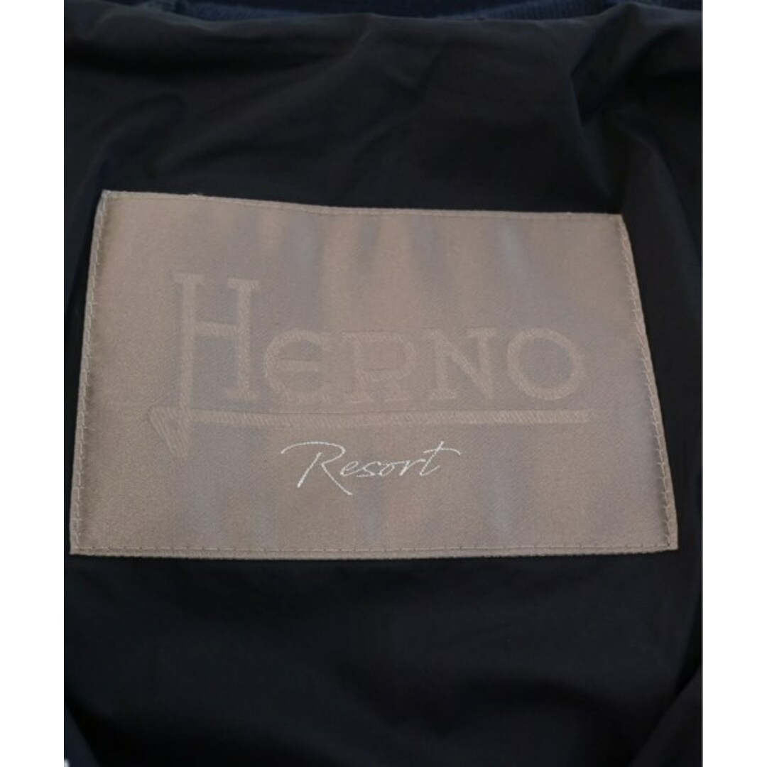 HERNO(ヘルノ)のHERNO ヘルノ ダウンジャケット/ダウンベスト 50(XL位) 紺 【古着】【中古】 メンズのジャケット/アウター(ダウンジャケット)の商品写真