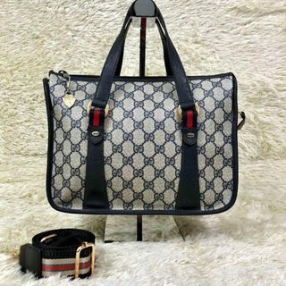 Gucci - 《美品》GUCCI オールドグッチ シェリーライン GG柄